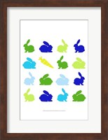 Framed Animal Sudoku in Blue II