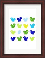 Framed Animal Sudoku in Blue VI