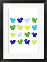 Framed Animal Sudoku in Blue VI
