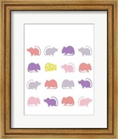 Framed Animal Sudoku in Pink V