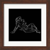 Framed Figure Study on Black III