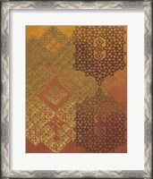 Framed Golden Henna II