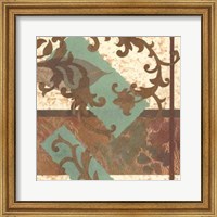 Framed Copper Scroll I