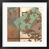 Copper Scroll II Framed Print