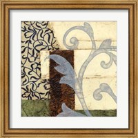 Framed Quilted Scroll I