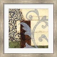 Framed Quilted Scroll I