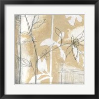 Framed Neutral Garden Abstract IV