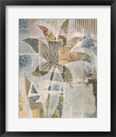 Collage and Silhouette II Framed Print