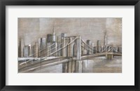 Metropolitan Skyline I Framed Print