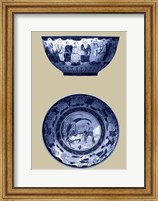 Framed Porcelain in Blue and White II