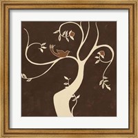 Framed Willow Fresco I