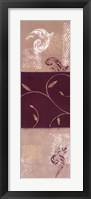 Framed Paisley and Plum II