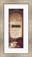 Framed Tea Time Menu