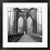 Framed Brooklyn Bridge, Sunday AM