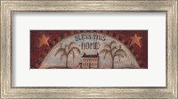Framed Bless This Home - with stars