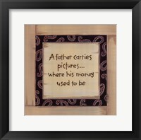 Framed Father Carries