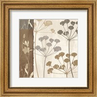 Framed Flowers & Ferns I