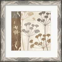 Framed Flowers & Ferns I