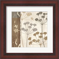 Framed Flowers & Ferns I
