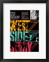 Framed West Side Story Colorful