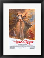 Framed Lord of the Rings, animated - style A
