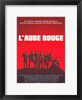 Framed Red Dawn L'Aube Rouge French