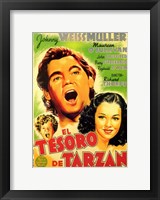 Framed Tarzan's Secret Treasure, c.1941 (Spanish) - style A