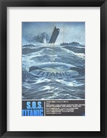 Framed S.O.S. Titanic