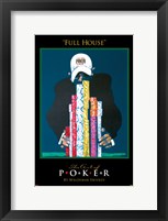 World Series of Poker Full House Framed Print