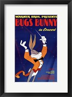Framed Bugs Bunny in Concert