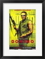 Framed Domino - Mikey Rourke