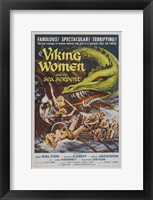Framed Viking Women and the Sea Serpent
