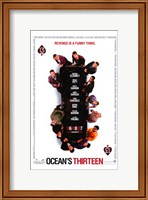 Framed Ocean's Thirteen (White)