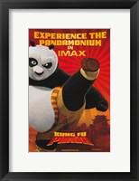 Framed Kung Fu Panda Kicking