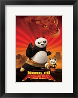 Framed Kung Fu Panda Crouching Tiger