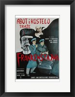 Framed Bud Abbott and Lou Costello Meet Frankenstein, c.1948 (foreign)