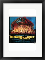 Framed Phantom of the Opera Fire to Opera House