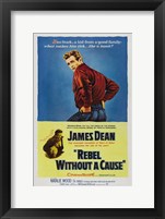 Framed Rebel Without a Cause Blue and Yellow