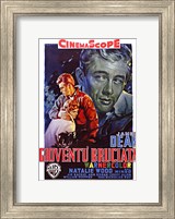 Framed Rebel Without a Cause Film Poster Italian