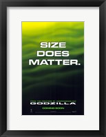 Framed Godzilla Movie
