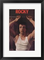 Framed Rocky Sylvester Stallone