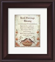 Framed Irish Marriage Blessing