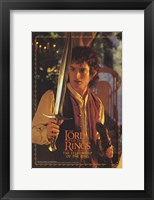 Framed Lord of the Rings: Fellowship of the Ring Frodo with Sword