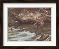 Framed Trout Stream
