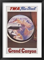 Framed TWA to the Grand Canyon