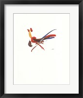 Framed Red Rooster