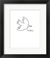 Framed Dove of Peace