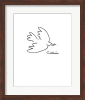 Framed Dove of Peace