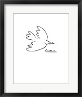 Framed Dove of Peace