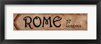Framed Rome - 57 Leagues